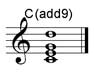 C major add 9