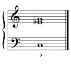 Moll-Akkord im Dur
